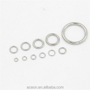 Yiwu Aceon Stainless Steel Jewelry Findings Wholesale Closed Jump Ring