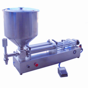 Semi-Automatic Filling System Piston Metering Volume Filler Machine for Adjustable Volume Liquid Filling Machines