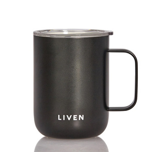 Acera Liven Liven Glow Stainless Steel Ceramic Inner Coating Camp Mug 16 oz Crafted to Perfection and Designed