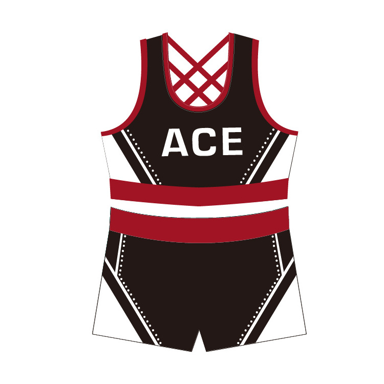 all star Long Sleeve custom Cheerleading Uniforms with rhinestones  cheer dance costume sublimated cheerleading uniforms