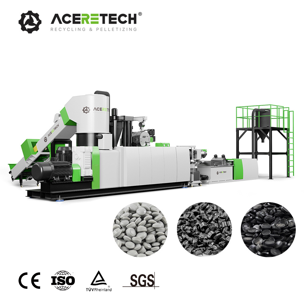 Customizable ACS-PRO Waste Plastic PET/Nylon Filament/Fiber Cloth Recycling Machine Granulator Plastic Pelletizing Machine