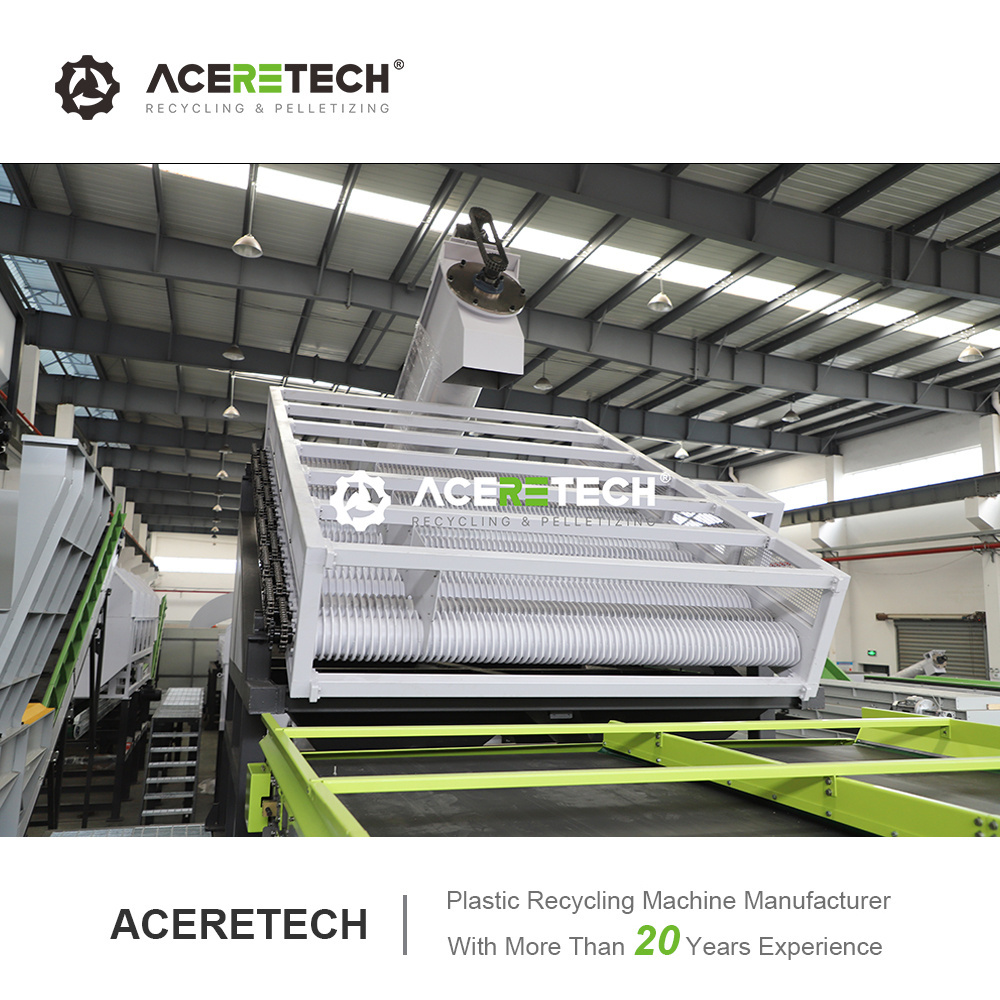 High Output 2000kg/h Plastic PET Bottles Disposal Recycling Crushing And Washing Line With Drying System AWS-PET