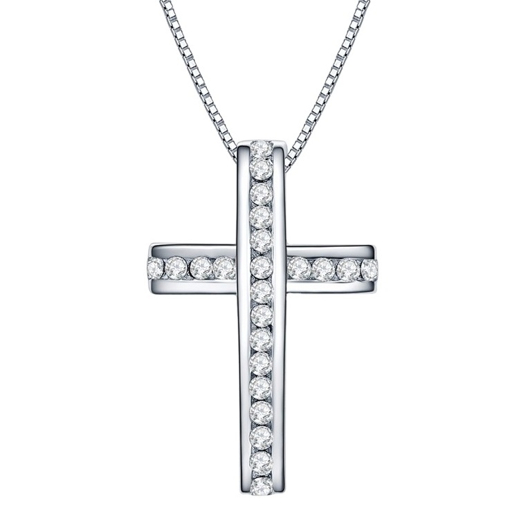 PT1135 Aceworks New new mens 925 sterling silver cross design pendants