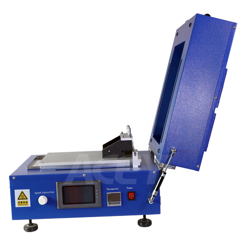 Compact Tape Cast Heat Slurry Coating Machine Film Coater With Adjustable Doctor Blade