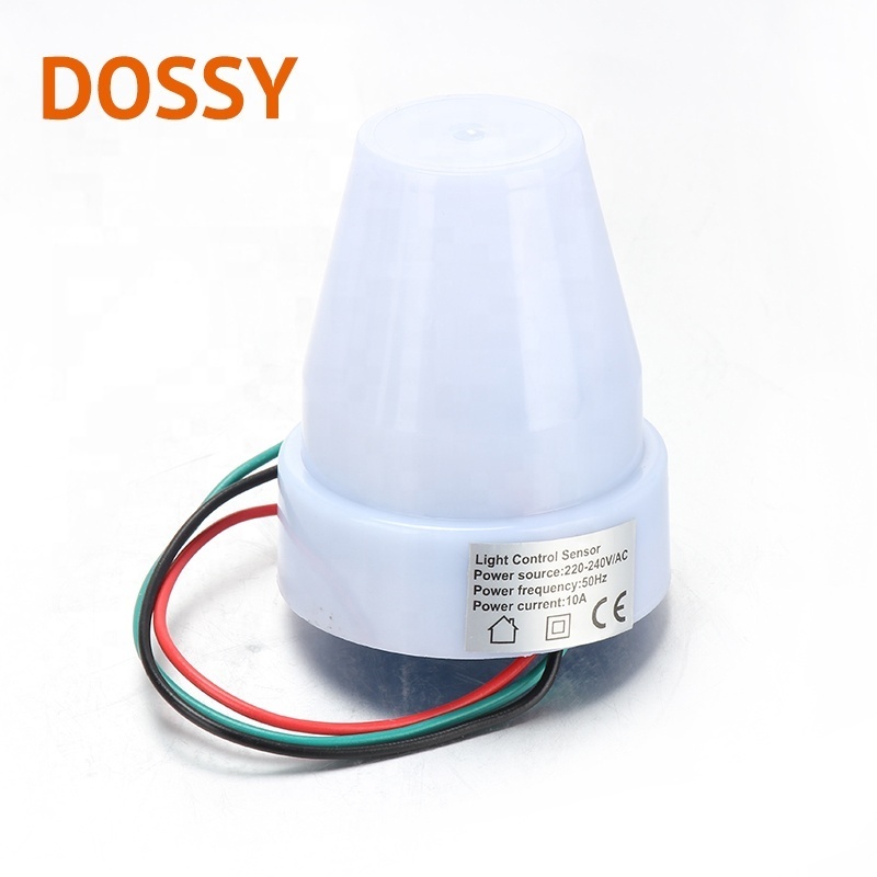 10A Waterproof automatic light sensor switch delay intelligent street switch