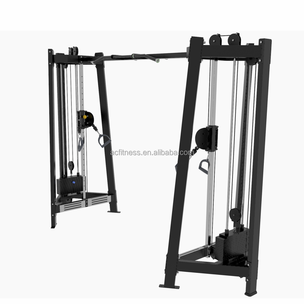 New Design Professional Cable Crossover Fitness Gym Equipment With Tricep/chinning/Lat/Row Function