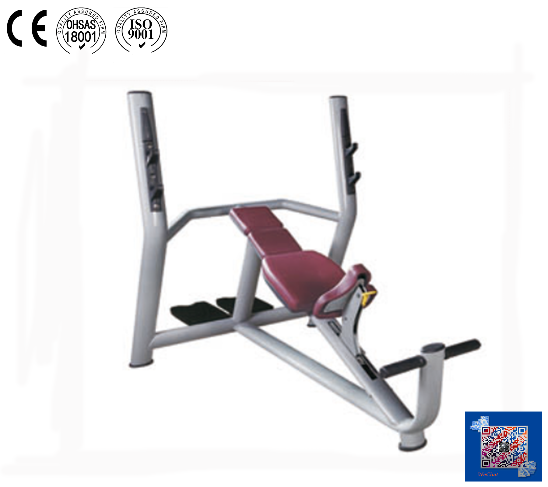 Gym Equipment/Commercial Fitness Equipment Aochuang AC-A037 Flat Bench