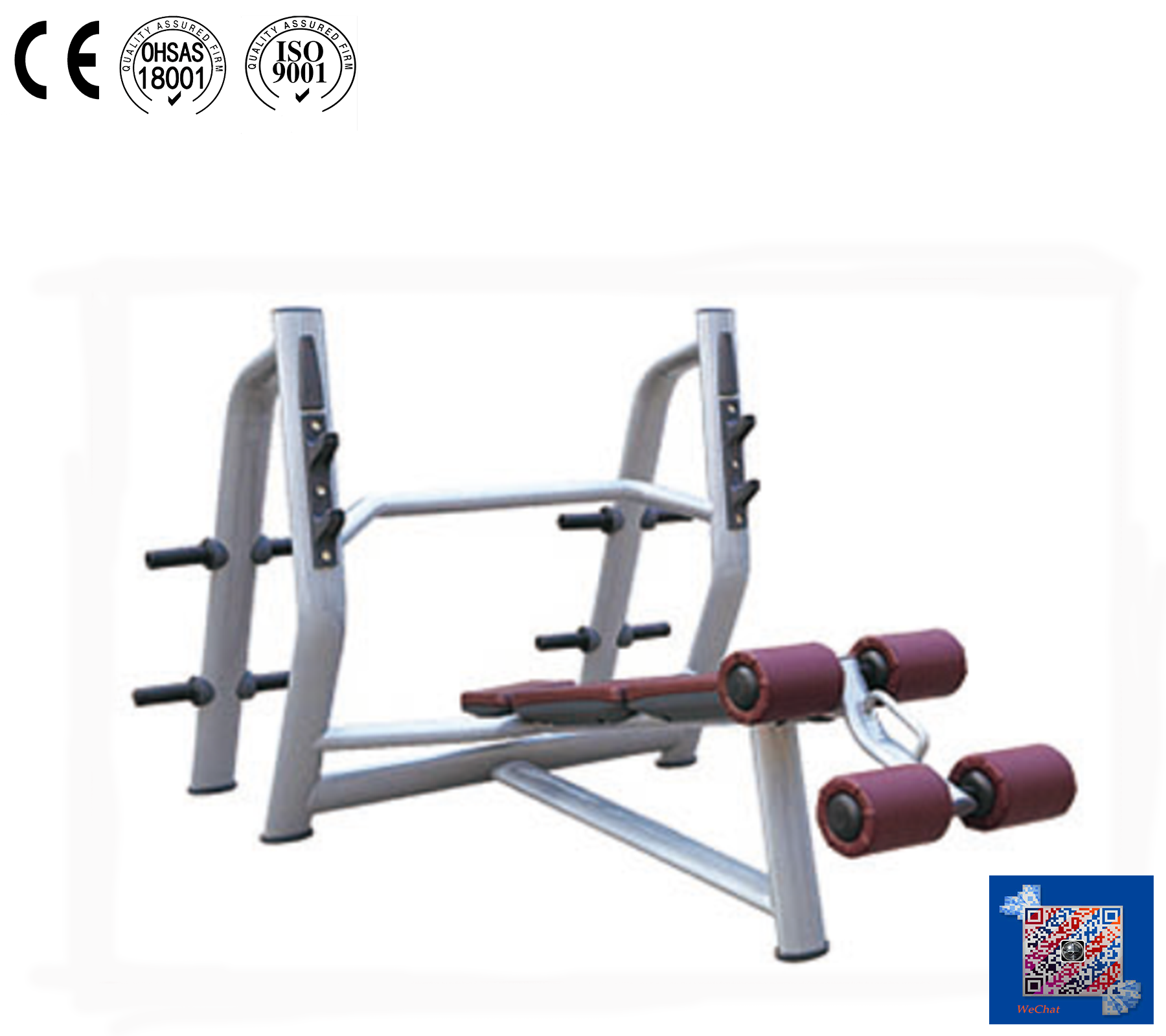 Gym Equipment/Commercial Fitness Equipment Aochuang AC-A037 Flat Bench