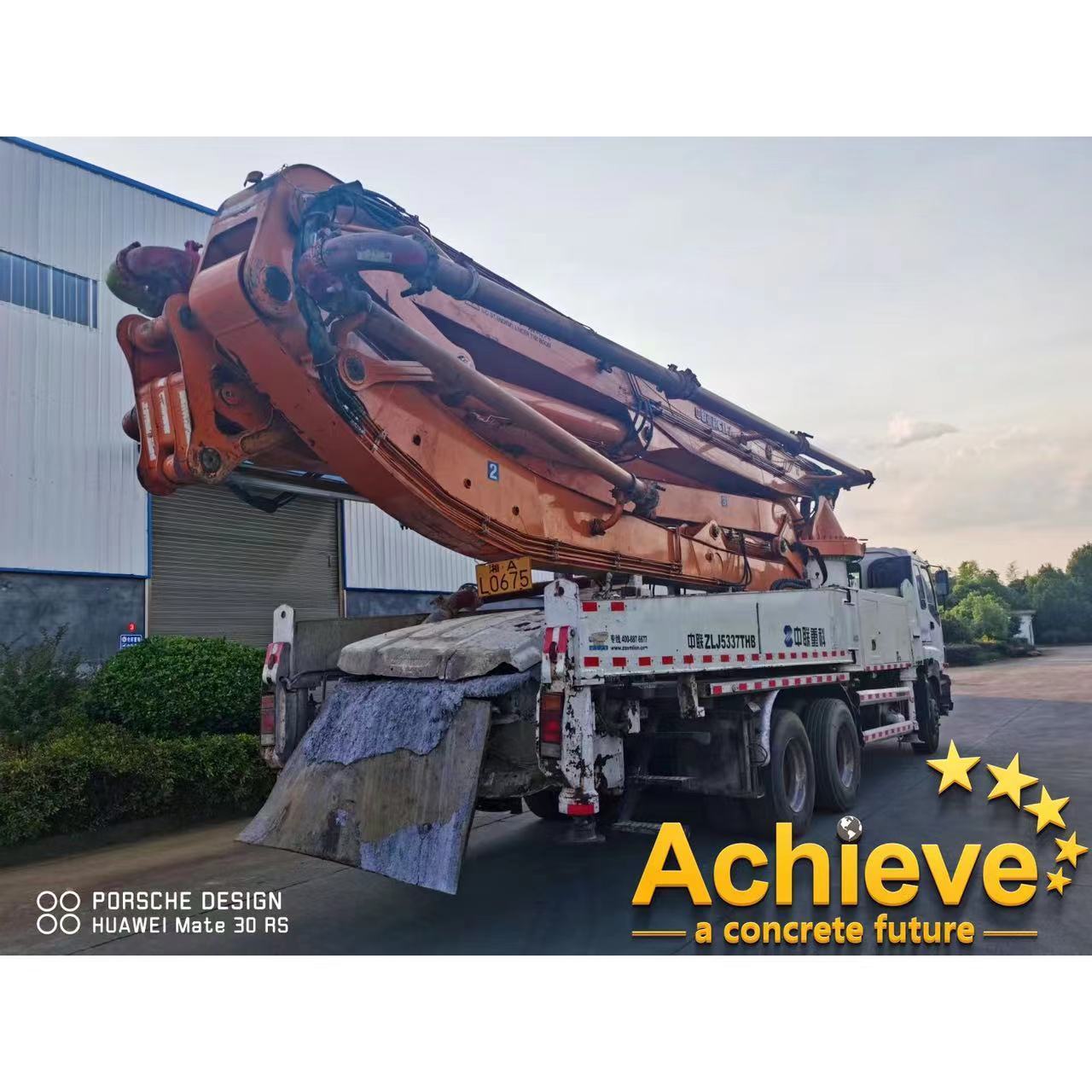 Hot Product 43X-5RZ zoomlion 43M Boom Concrete Pump Trucks With Low Price for sale