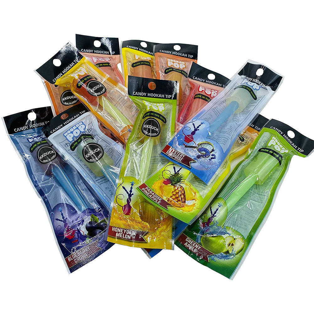 Wholesale Hookah Shisha Mouth Tip Plastic Disposable Candy Hookah Mouth Tips