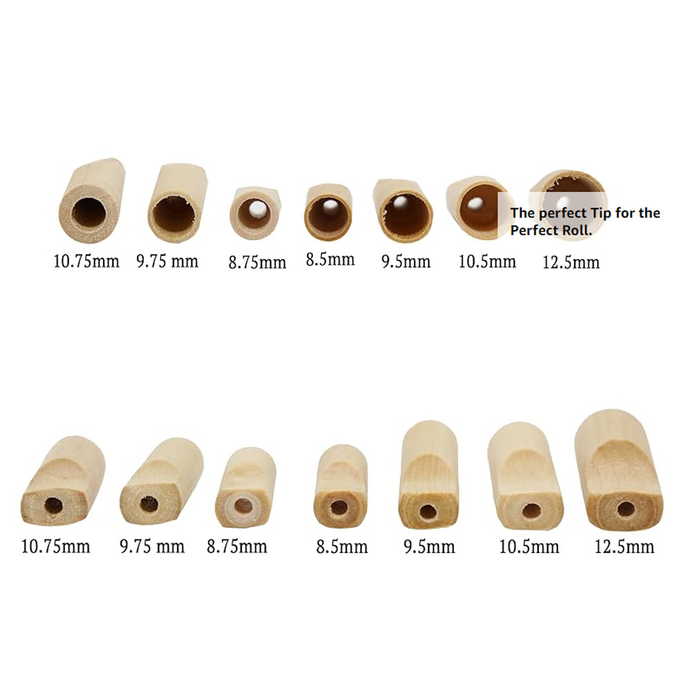 In Stock Smoking Tobacco Accessories Wood Mouthpiece Tips Cigarette Wooden Filter Tips