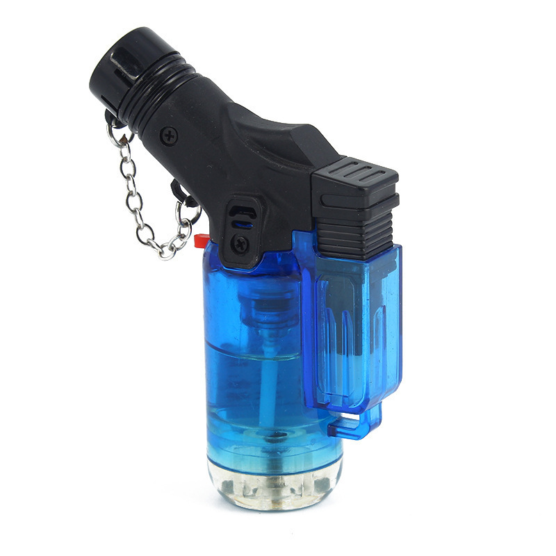 HC715 Plastic Windproof  Lockable Cigarette Lighter Jet Gas Torch Lighter Factory Wholesale