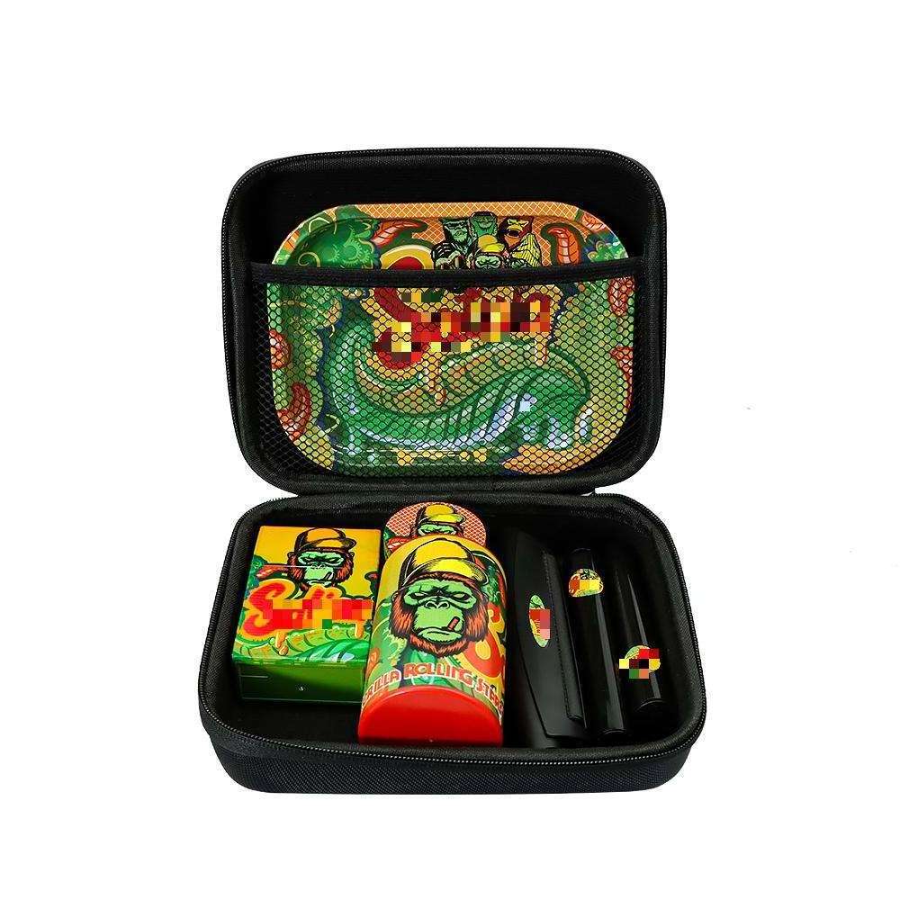 Wholesale Combo Kit Smoking Accessories Extra Large Stash Box With Rolling Tray