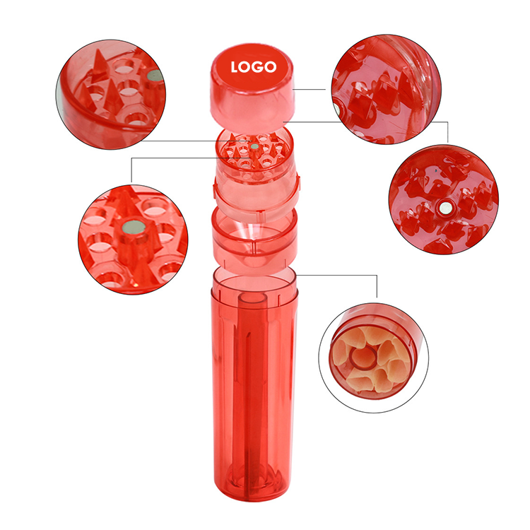 Manual Smoke Herb Flower Grinder Transparent Tobacco Herb Spice Grinder