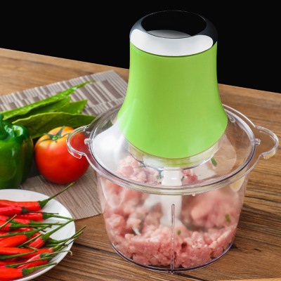 Multifunctional Food Processor 2L Household Electric Meat Grinder Stainless Steel Blade Fruit Vegetable Chopper Mincer