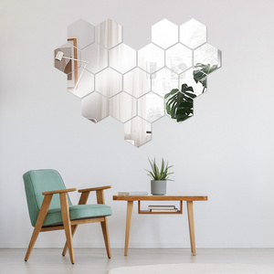 Office Decoration Decal Reflective Mirror Hexagonal Wall Sticker Mirror
sticker Mirror
mirror Stickers