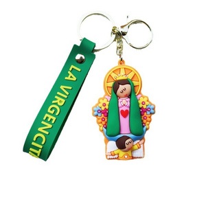 Cartoon Russian doll key chain Cute Russian doll key chain men's and women's bag pendant