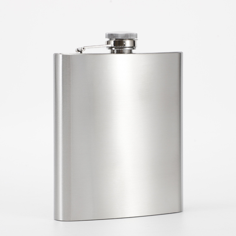 Liquor SetCustom 2 4 6 8oz Alcohol Flask Male Whisky Wine Pot Bottle Portable Pocket Gift Box Set Stainless Steel Hip Flasks