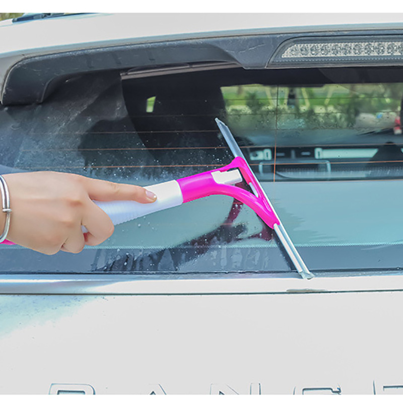 Brush For Clean 2 in 1 Window Cleaner with Sprayer Car Windshield Squeegee Cleaning Tools Glass Wiper