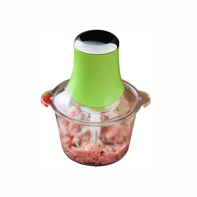 Multifunctional Food Processor 2L Household Electric Meat Grinder Stainless Steel Blade Fruit Vegetable Chopper Mincer