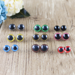 Colorful Safety Eyes Stuffed Animal Eyes Plastic Craft black Eyes for DIY of Puppet Bear Toy Doll Making charms mini