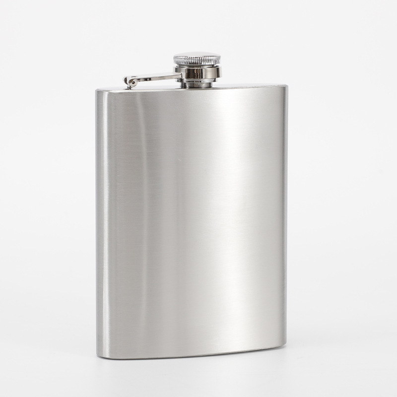 Liquor SetCustom 2 4 6 8oz Alcohol Flask Male Whisky Wine Pot Bottle Portable Pocket Gift Box Set Stainless Steel Hip Flasks