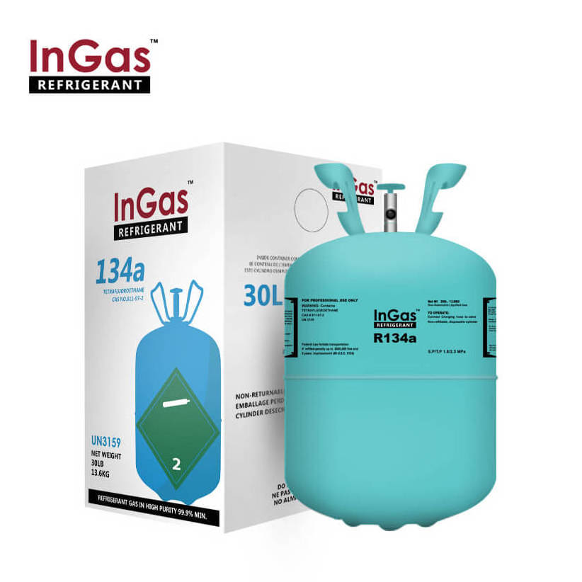 Vgas R134a Refrigerant factory supply gas r134a 13.6 kg 30 lb r134a car ac gas ...