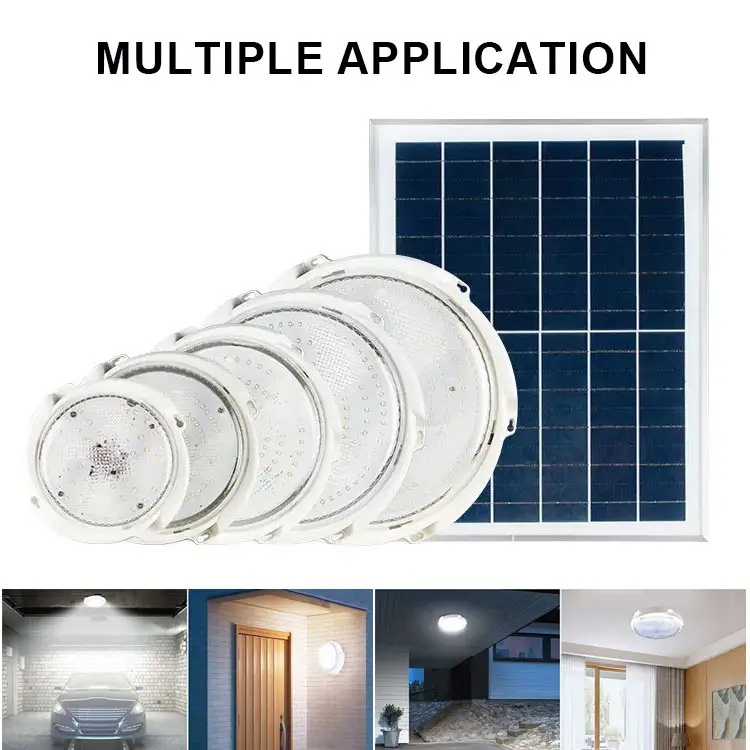 300 watt Solar Powered Ceiling LED Light 300W Round Office House Room Indoor Garden Lampe Bulbs Solar Ceiling Light