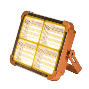 Camping LED Solar Light Outdoor 1000w 12000mAh Battery USB Rechargeable Waterproof Solar LED Flood Light