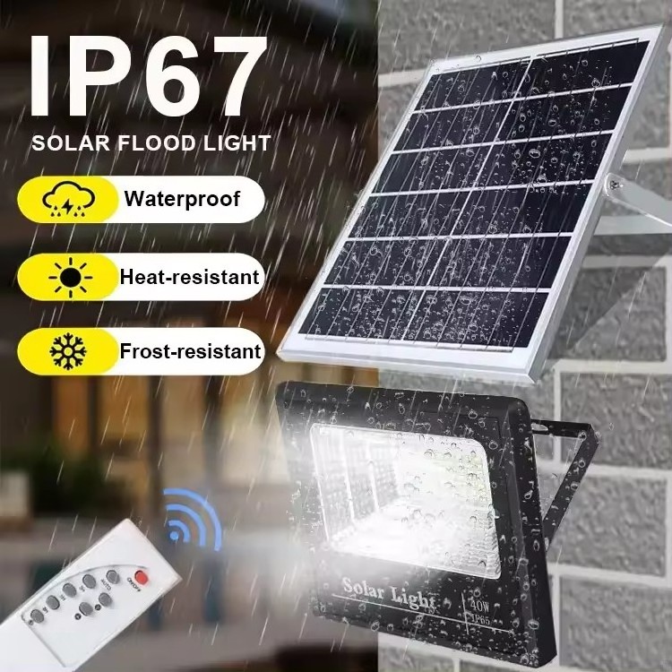 LED Lamp Security Spotlight 10W 30W 50W 100W 200W High Lumen Solar LED Flood Light