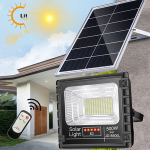 200W LED Solar Flood Light 12 Generation 500w Outdoor 1000w Projector Solar Flood Light Aluminum Solar Flood Light with Display