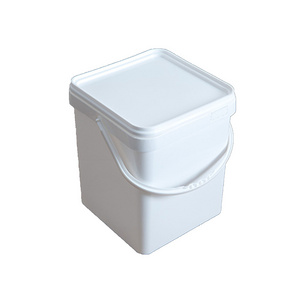 Clear Square Pail Buckets Plastic Buckets for Wedding Cakes/Cady/Cookies