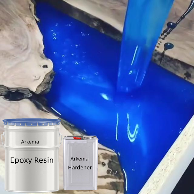 Epoxy Glue for Table Epoxy Transparent Clear Resin For Wood Table Glue Hardener and Epoxy resin