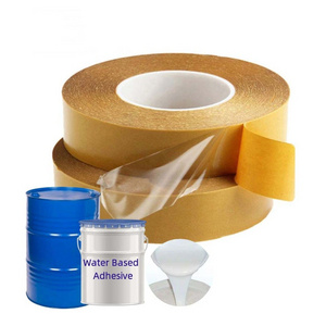 Water based adhesive glue  wholesale environmental milky white adhesives glues excellent adhesive for BOPP tape