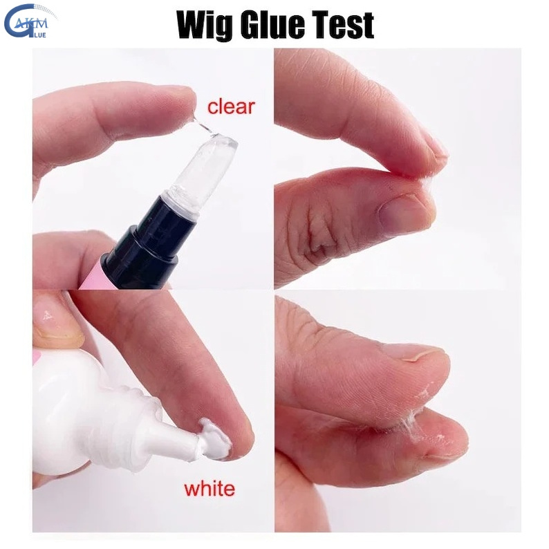 Invisible hair extensions glue waterproof wig adhesive lace glue with wig Long-lasting Styling wig glue