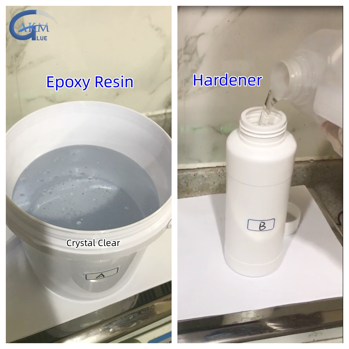 Factory Hot Selling 3:1 epoxy Deep Casting Deep Pour Epoxy Resin hardener For River Table and Crafts Wholesale Epoxy Resin