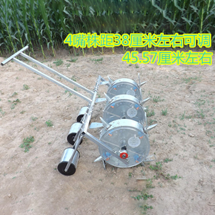 Manual seed drill vegetable seeder 3 row sorghum seeding machine low price