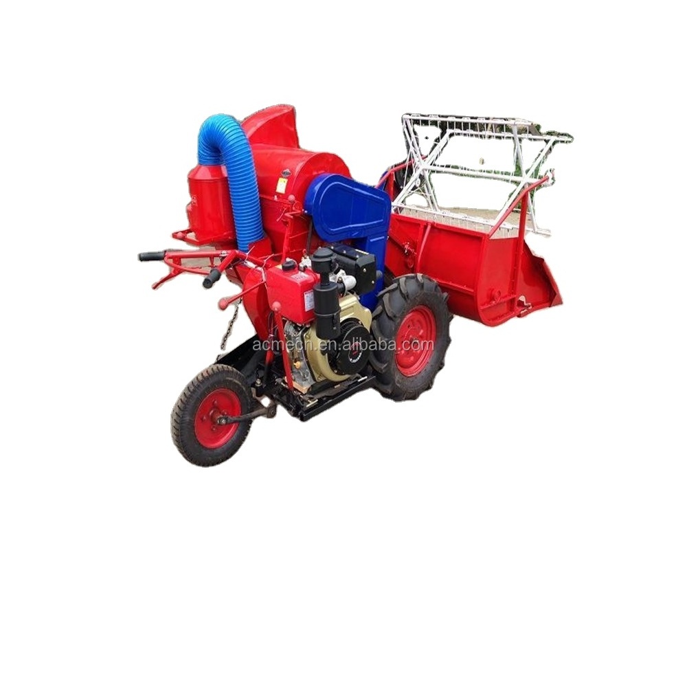 ACME Small Mini Rice Wheat Combine Harvester Long Life New 4LZ-0.6A Red Price of Rice Harvester in Philippines Diessel Engine