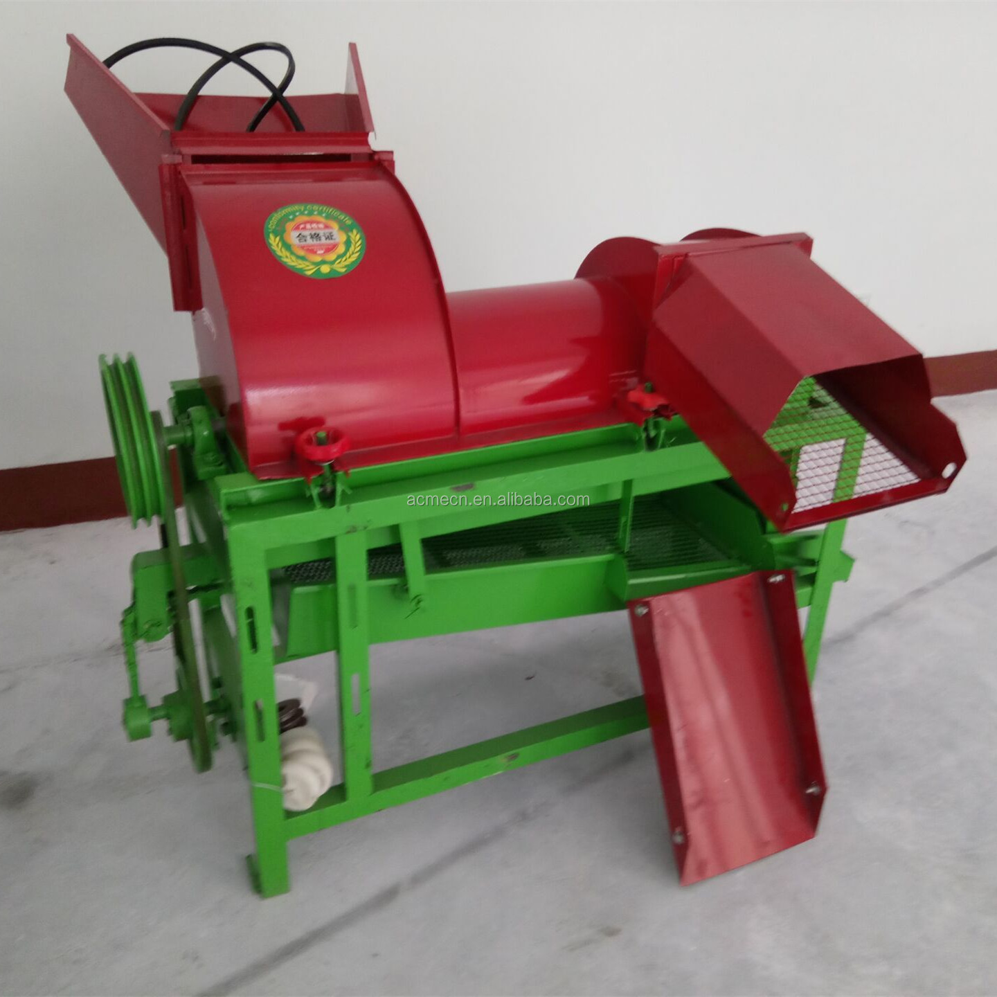 Made in China farm use rice soya bean thresher cheap wheat threshing machine