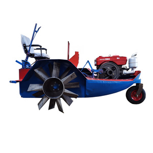 Paddy field tractor Small boat tractor paddy field boat tractor for rice field cultivation