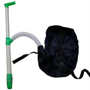 Agricultural backpack hand granular spreader manual fertilizer applicator