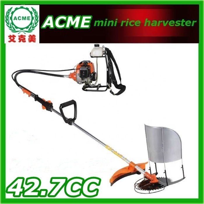 ACME gasoline multi paddy rice wheat harvester grass cutter