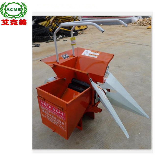 mini corn maize harvester 12HP walking tractor corn collecting machine