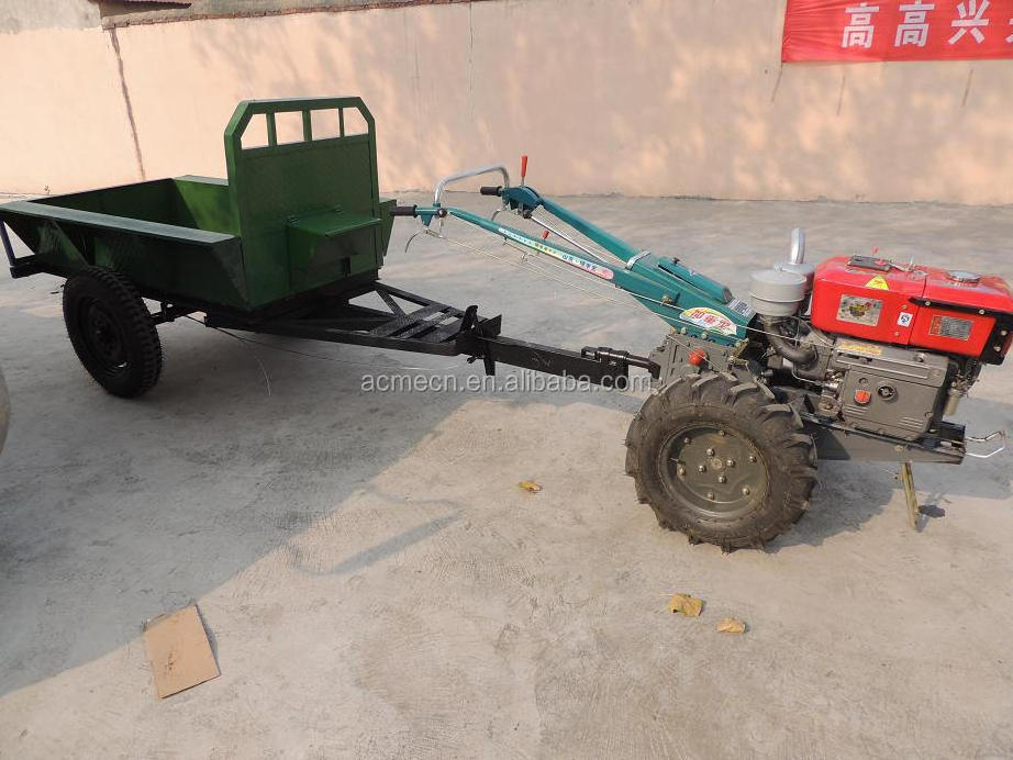 2 wheel 12hp power tiller used mini walking tractor