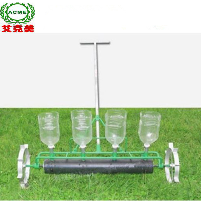 Hand pull roller vegetable seed drill parsley spinach seeds planting machine