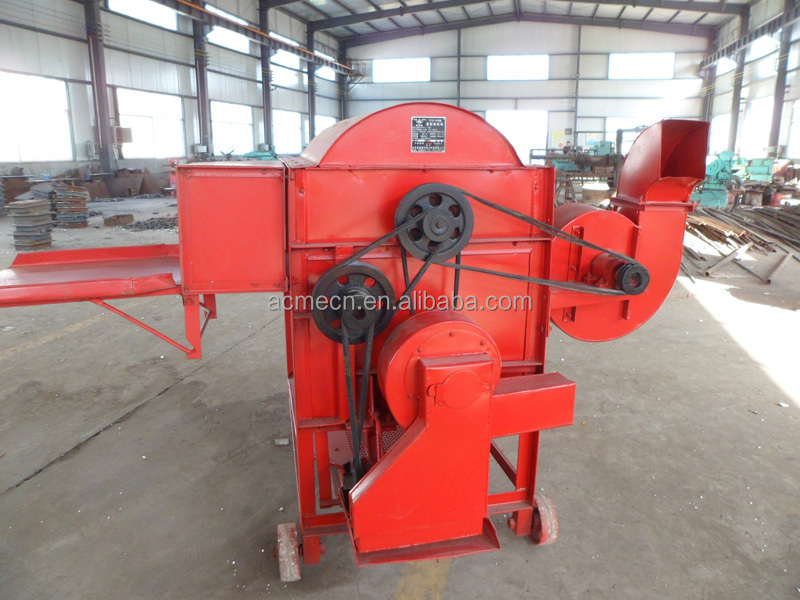 Portable small grains thresher and bean shelling machine