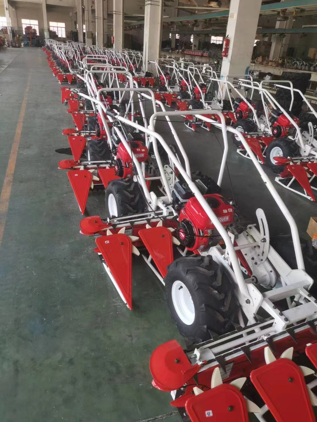 120cm gasoline Wheat Rice Paddy Cutter and Harvester Corn Reaper Swather