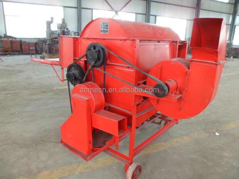 Portable small grains thresher and bean shelling machine