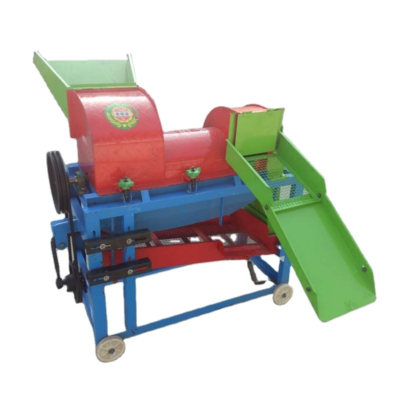 Made in China farm use rice soya bean thresher cheap wheat threshing machine