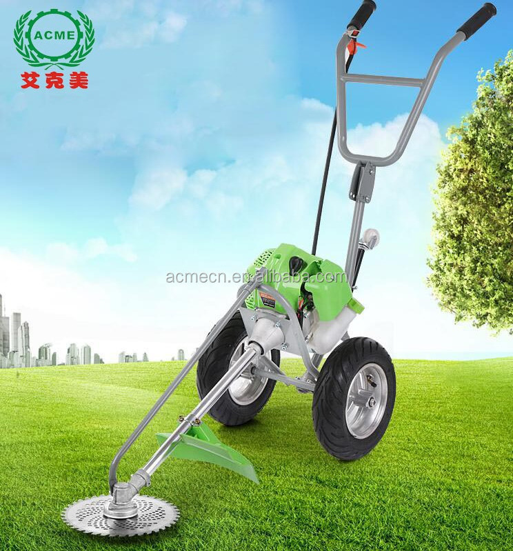 Petrol hand push weeding machine weeder for agricultural